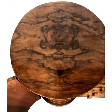 Original antikes englisches Art Deco Sideboard massiv Nussbaum 1830 