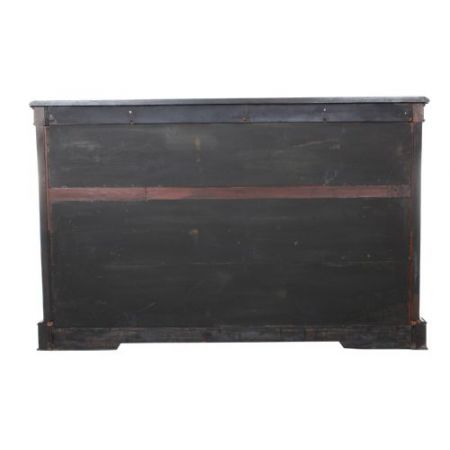 Antikes Sideboard Vitrine Schrank Ebenholz Nussbaum massiv viktorianisch 1870 