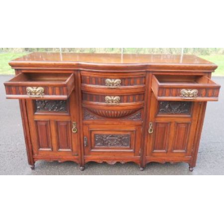 Edwardisches Mahagoni Sideboard massiv original antik 1890