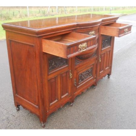 Edwardisches Mahagoni Sideboard massiv original antik 1890