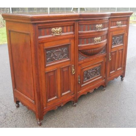 Edwardisches Mahagoni Sideboard massiv original antik 1890