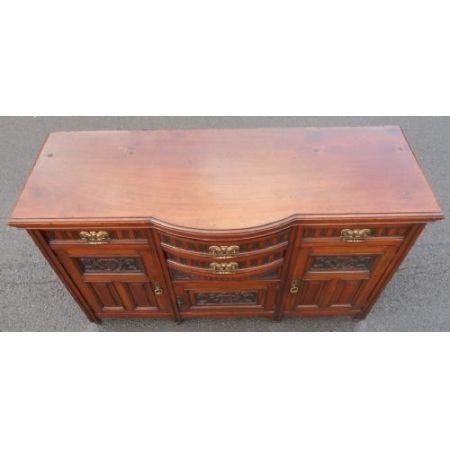Edwardisches Mahagoni Sideboard massiv original antik 1890