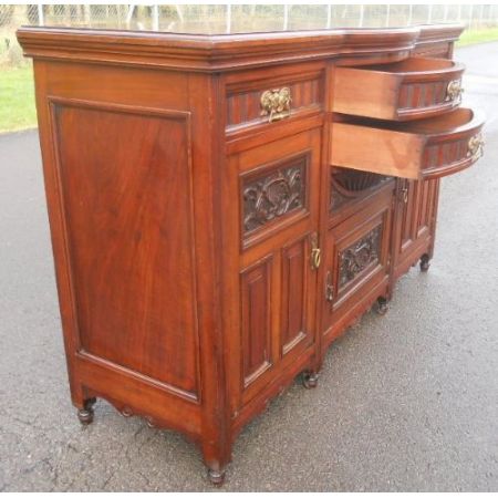 Edwardisches Mahagoni Sideboard massiv original antik 1890