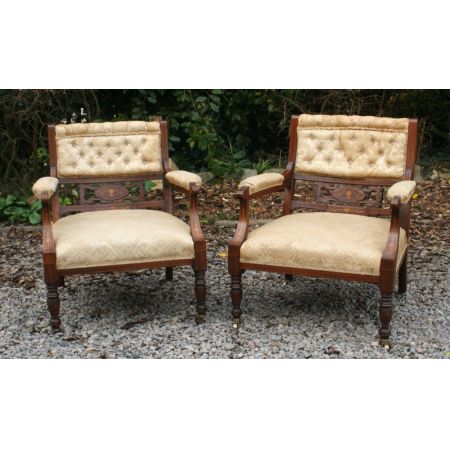 Edwardisches Palisander Sitzmöbel Set von 1890