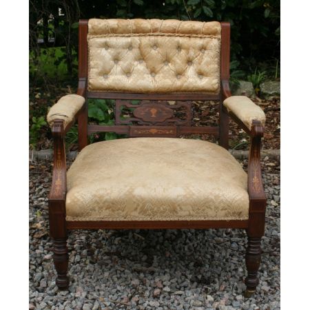 Edwardisches Palisander Sitzmöbel Set von 1890