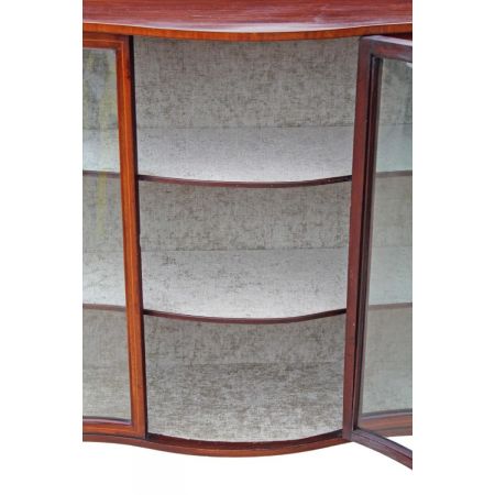 Edwardische Mahagoni Vitrine original englisch massiv 1890