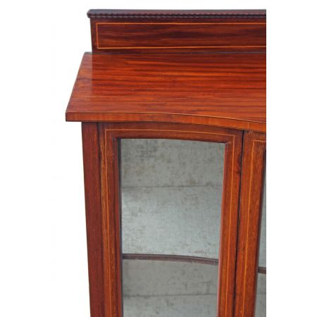 Edwardische Mahagoni Vitrine original englisch massiv 1890