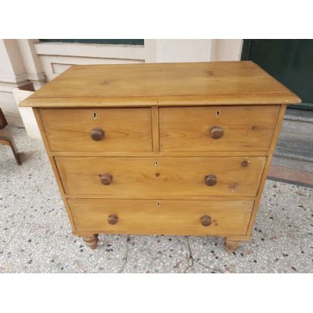 Original antike Kommode viktorianisch Kiefer massiv 1860