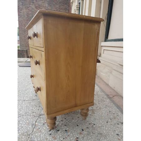 Original antike Kommode viktorianisch Kiefer massiv 1860