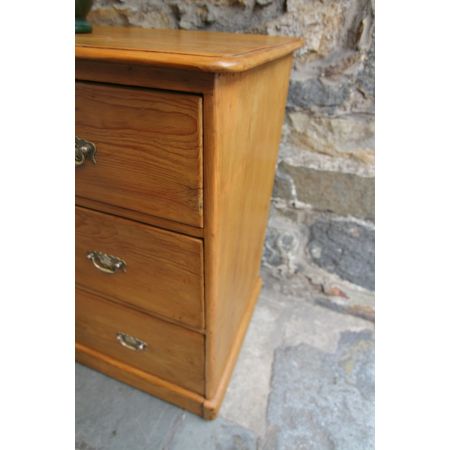 Georgianische antike Kiefer Massivholz Weichholz Kommode englisch 1840