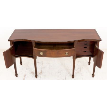 Original antikes Regency Mahagoni Sideboard Massiv 1910