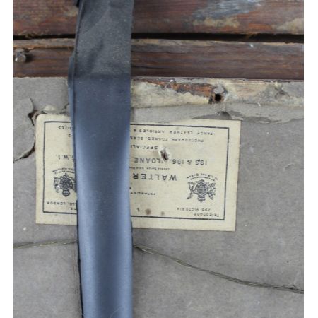 Ölgemälde Sporthund Porträt von H. Simon 1872