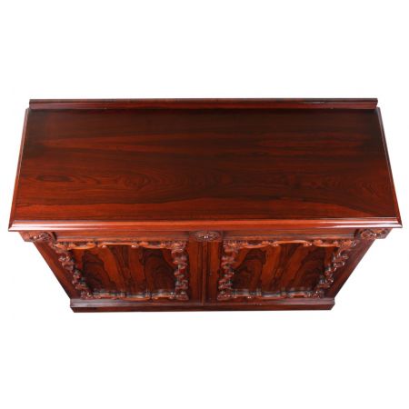 William IV Palisander Chiffonnier sideboard massiv 1830