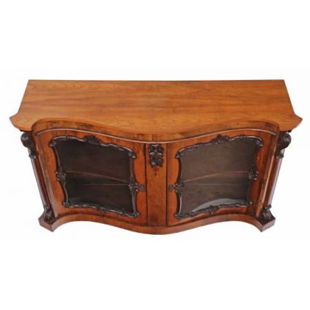 Viktorianisches massives Palisander Mahagoni Sideboard original antik 1870