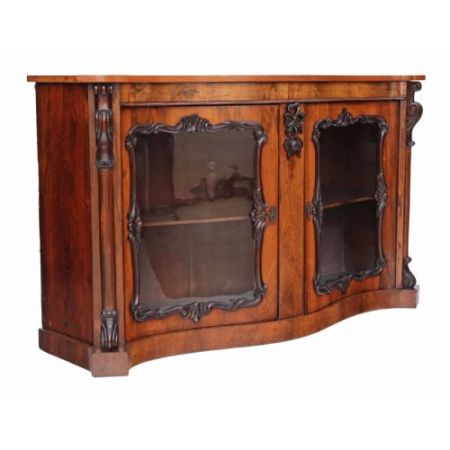 Viktorianisches massives Palisander Mahagoni Sideboard original antik 1870