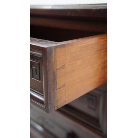 Viktorianische Mahagoni Nussbaum Kommode Schmuckkasten englisch antik massiv 1850