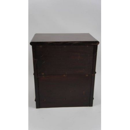 Viktorianische Mahagoni Nussbaum Kommode Schmuckkasten englisch antik massiv 1850