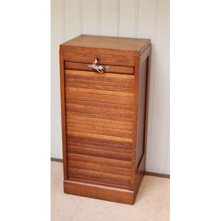 Original antikes französisches Filing Cabinet Aktenschrank Eiche massiv 1920