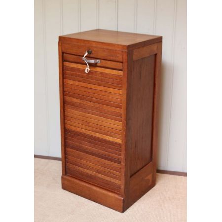 Original antikes französisches Filing Cabinet Aktenschrank Eiche massiv 1920