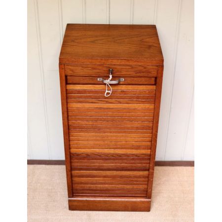 Original antikes französisches Filing Cabinet Aktenschrank Eiche massiv 1920