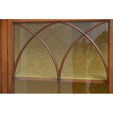 Ausgezeichnete edwardianische Mahagoni Massivholz Vitrine original antik 1900