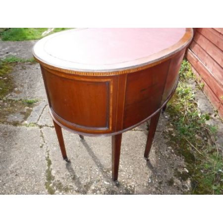 Edwardianischer antiker Schreibtisch Mahagoni massiv 1890