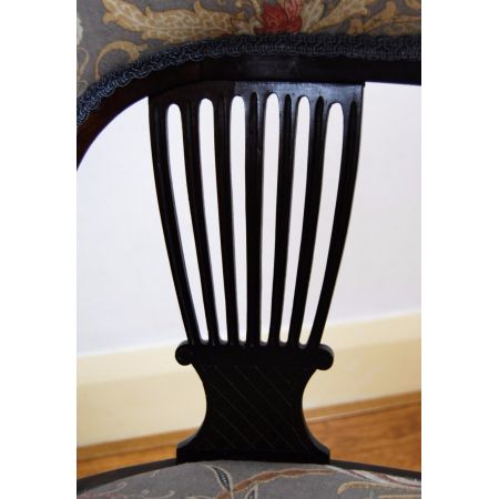 Cvs gestempelt edwardische dreiteilige Salon Suite - Sofa & Tub Stühle original 1900