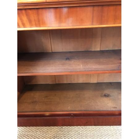 Viktorianische Mahagoni Vitrine Bücherschrank Massivholz englisch 1870