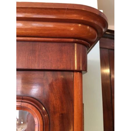 Viktorianische Mahagoni Vitrine Bücherschrank Massivholz englisch 1870