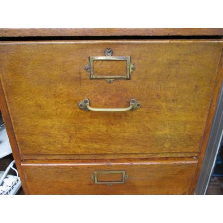 Antike englische Kommode Aktenschrank Filing Cabinet Eiche Massivholz 1920