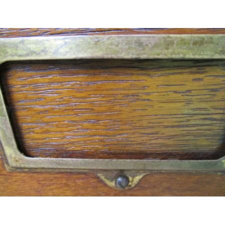Antike englische Kommode Aktenschrank Filing Cabinet Eiche Massivholz 1920