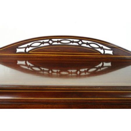 Edwardischer Sekretär Cylinder Desk Mahagoni Massivholz original antik englisch 1900