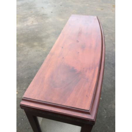 Antike Englische Originale Art Deco Vitrine Massiv Mahagoni 1930