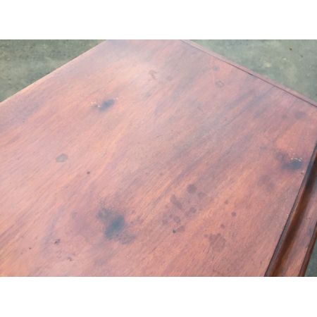 Antike Englische Originale Art Deco Vitrine Massiv Mahagoni 1930