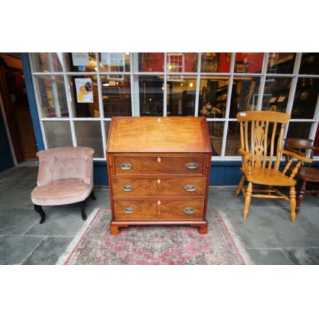Englischer Massiver Mahagoni Sekretär Kommode antik 1850