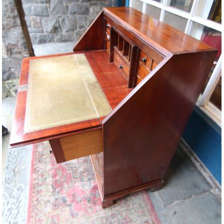 Englischer Massiver Mahagoni Sekretär Kommode antik 1850