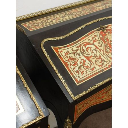 Ein Paar original französische antike Boulle Damensekretäre Ladies Desk ca 1860