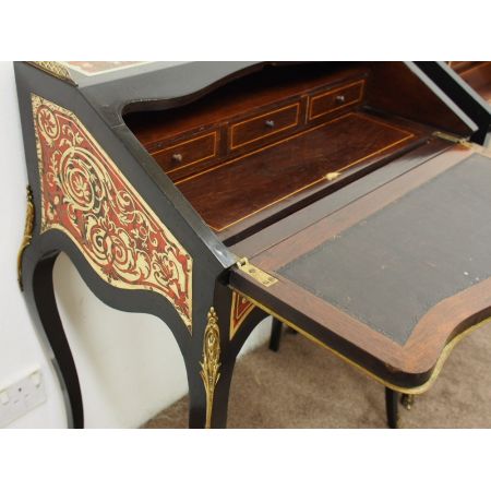 Ein Paar original französische antike Boulle Damensekretäre Ladies Desk ca 1860