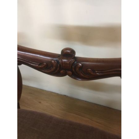 Vier Original Englische Antike Massivholz Mahagoni Stühle aus dem 1840