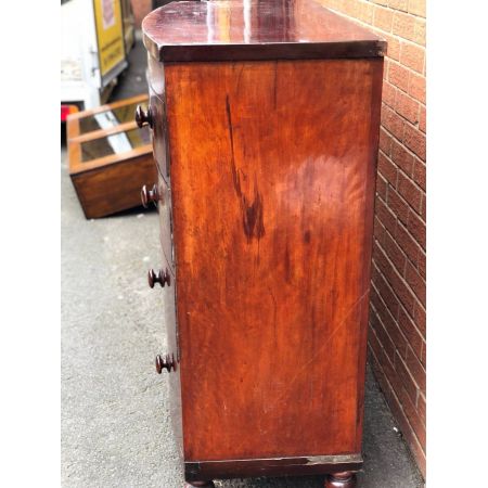 Viktorianische Mahagoni Massivholz Kommode antik aus der 1870