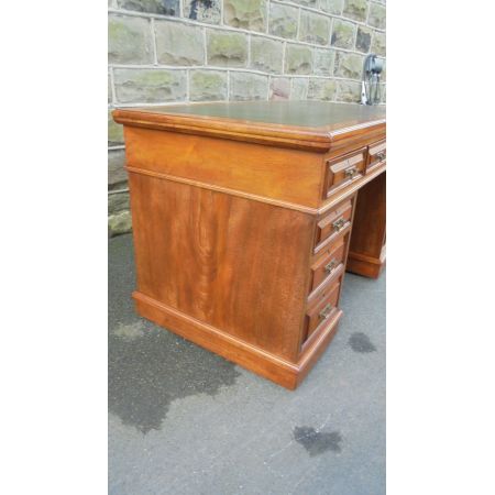 Antiker Nussbaum Schreibtisch englisch viktorianisch 1850