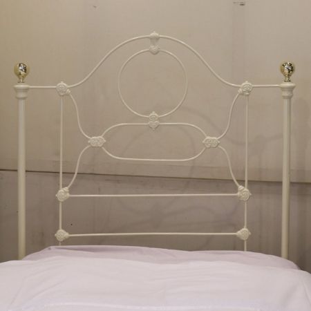 Antikes viktorianisches Gusseisen Bett Bettrahmen Einzelbett 1880