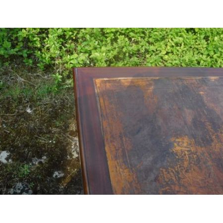 Großer Mahagoni Pedestal Desk Schreibtisch 1930