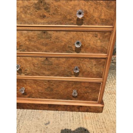 Antike original viktorianische Kommode aus Nussbaumholz 1860