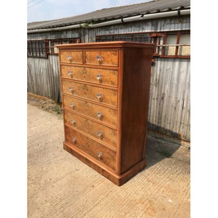 Antike original viktorianische Kommode aus Nussbaumholz 1860