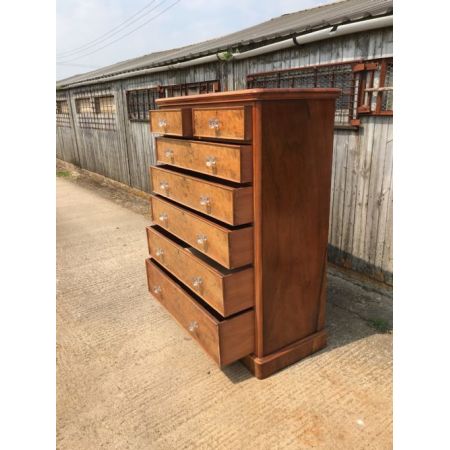 Antike original viktorianische Kommode aus Nussbaumholz 1860