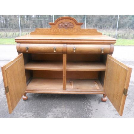 Edwardianisches Sideboard Eiche antik englisch 1890