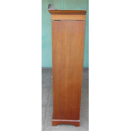 Großer edwardianischer original antiker Mahagoni Kleiderschrank englisch Maples & Co 1890