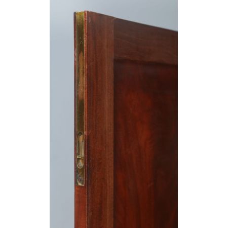 Georgianischer Linen Press Kleiderschrank Mahagoni englisch 1810