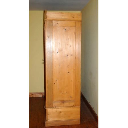 Antiker Weichholz Kleiderschrank Kiefer original englisch 1900